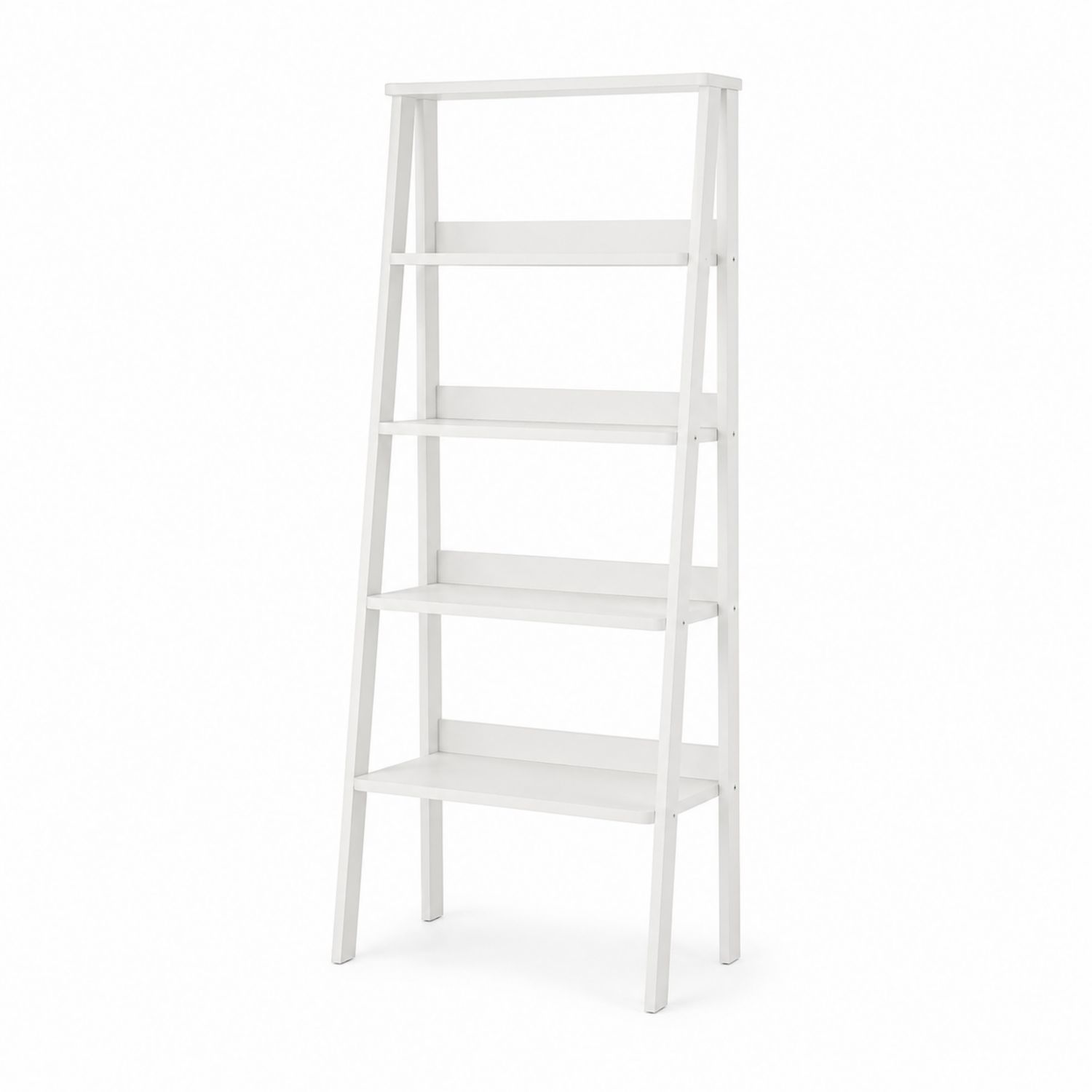 Étagère escalier bois blanc 5 niveaux 180 cm