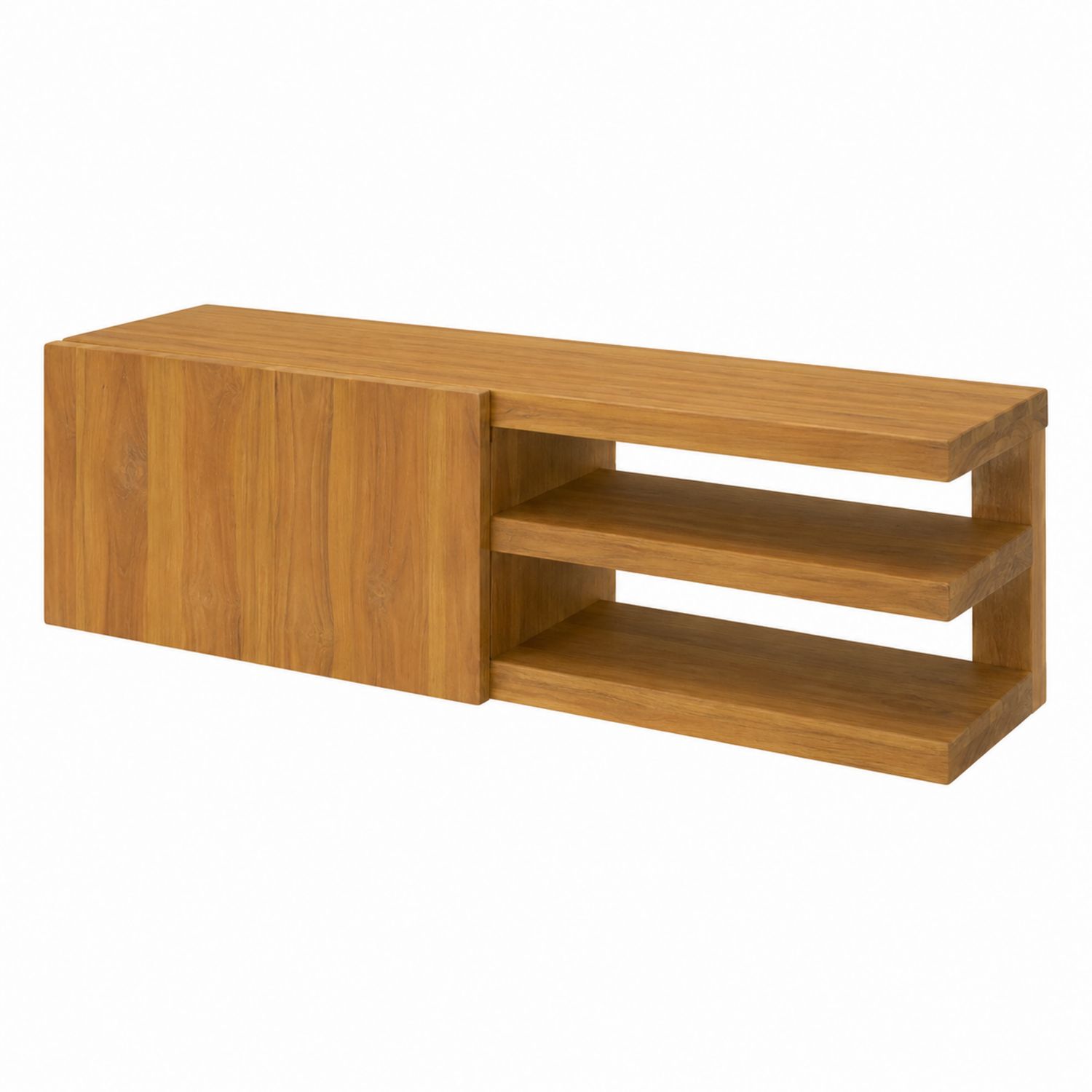 Meuble TV en bois de chêne