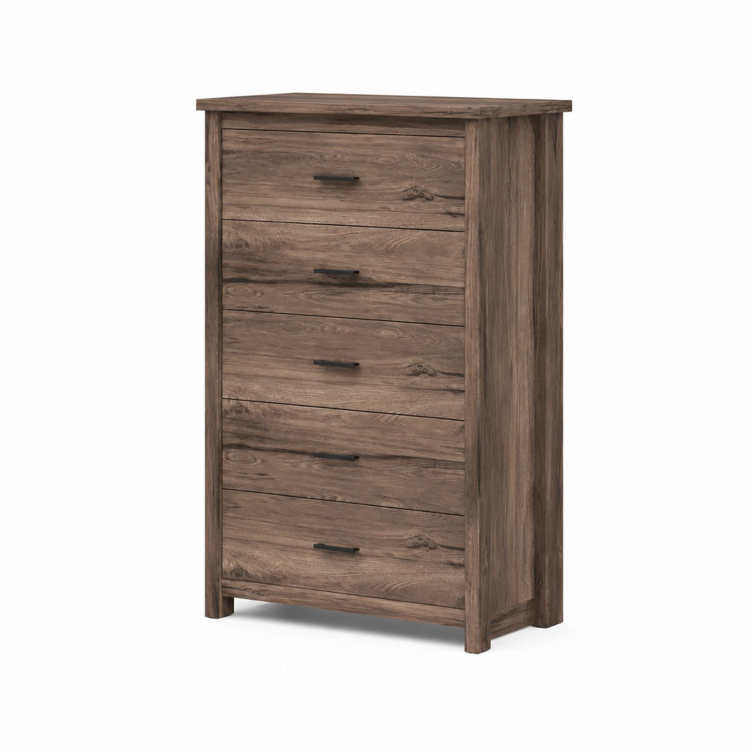 Cajonera de Madera con 5 Cajones Marrón 120x50x40 cm