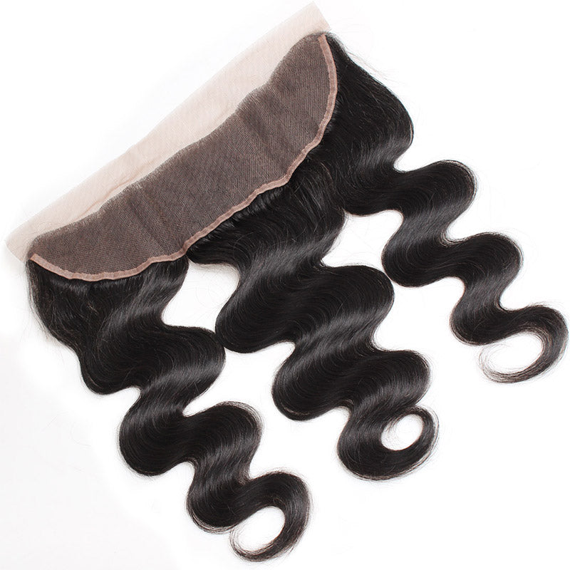 Lolly Unprocessed Human Hair 13x4 Frontal Brazilian Virgin Body Wave with Lace Frontal Closure