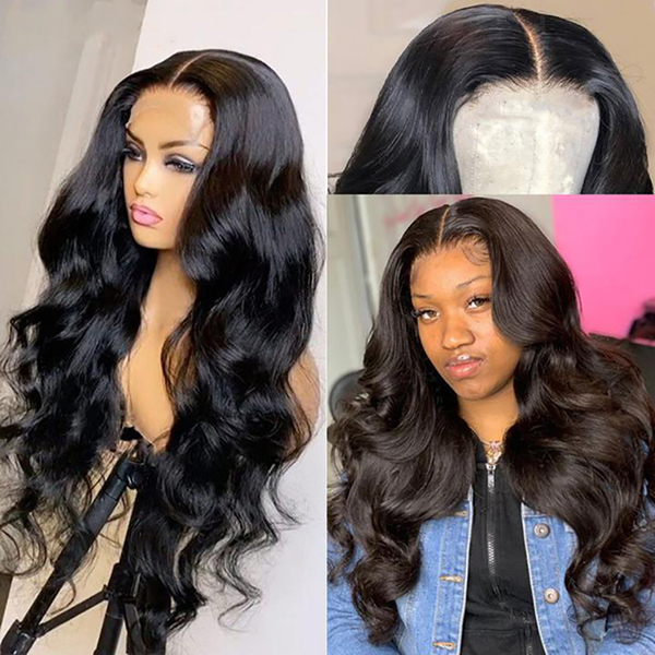 Body Wave Lace Front Wig 28 30 Inch Human Hair Lace Frontal Wigs for Black Women - LollyHair