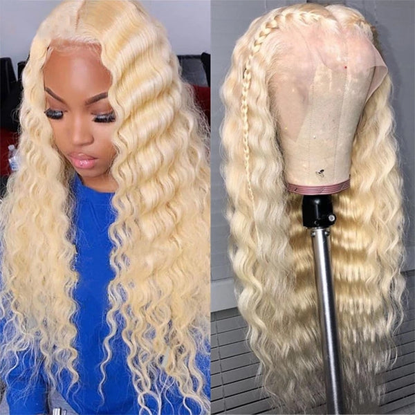 30inch 613 Lace Front Wig HD Loose Deep Wave Lace Frontal Wig Human Hair Wigs for Women - LollyHair