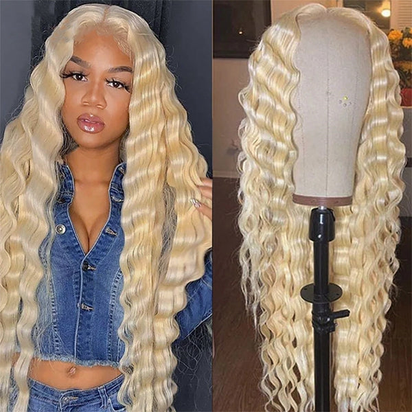 30inch 613 Lace Front Wig HD Loose Deep Wave Lace Frontal Wig Human Hair Wigs for Women - LollyHair