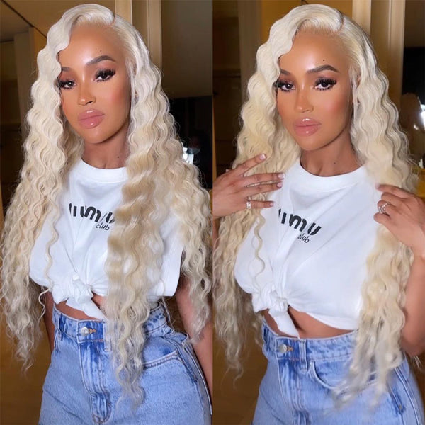 30inch 613 Lace Front Wig HD Loose Deep Wave Lace Frontal Wig Human Hair Wigs for Women - LollyHair