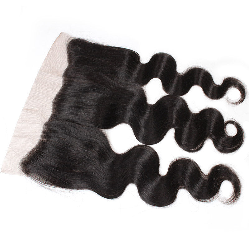 Lolly Unprocessed Human Hair 13x4 Frontal Brazilian Virgin Body Wave with Lace Frontal Closure