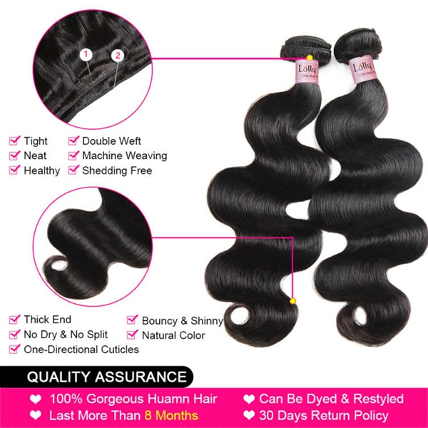 Wholesale Price Body Wave Human Hair Weave Bundles 100% Human Hair - LollyHair