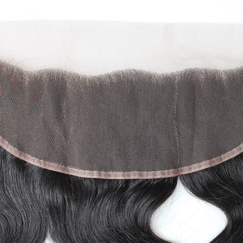 Lolly Unprocessed Human Hair 13x4 Frontal Brazilian Virgin Body Wave with Lace Frontal Closure