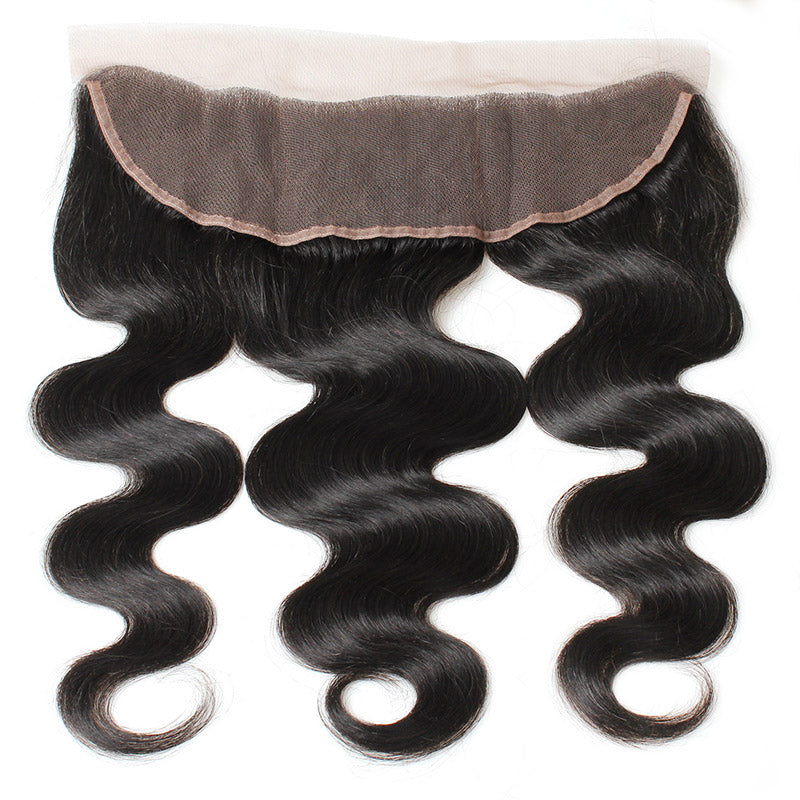 LollyHair 9A Brazilian Virgin Hair Good Brazilian Body Wave Remy Hair 13x4 Ear To Ear Lace Frontal Closure : LOLLYHAIR