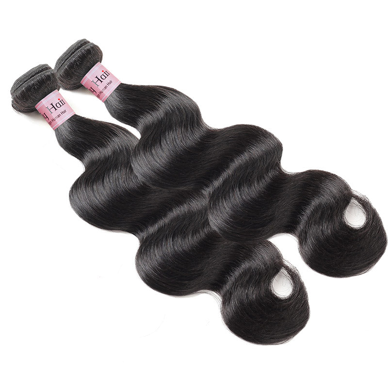 Lolly Indian Body Wave Hair 2 Bundles 100% Virgin Human Bundles Deals : LOLLYHAIR
