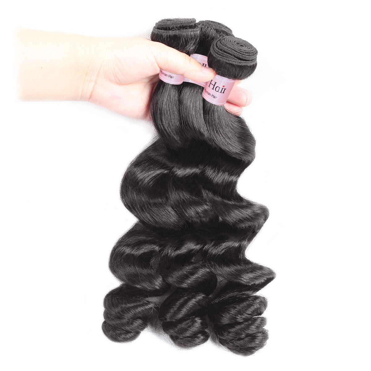 Lolly Hair Virgin Human 9A Loose Wave Malaysian Hair Extensions 4 Bundle Deals 400g : LOLLYHAIR