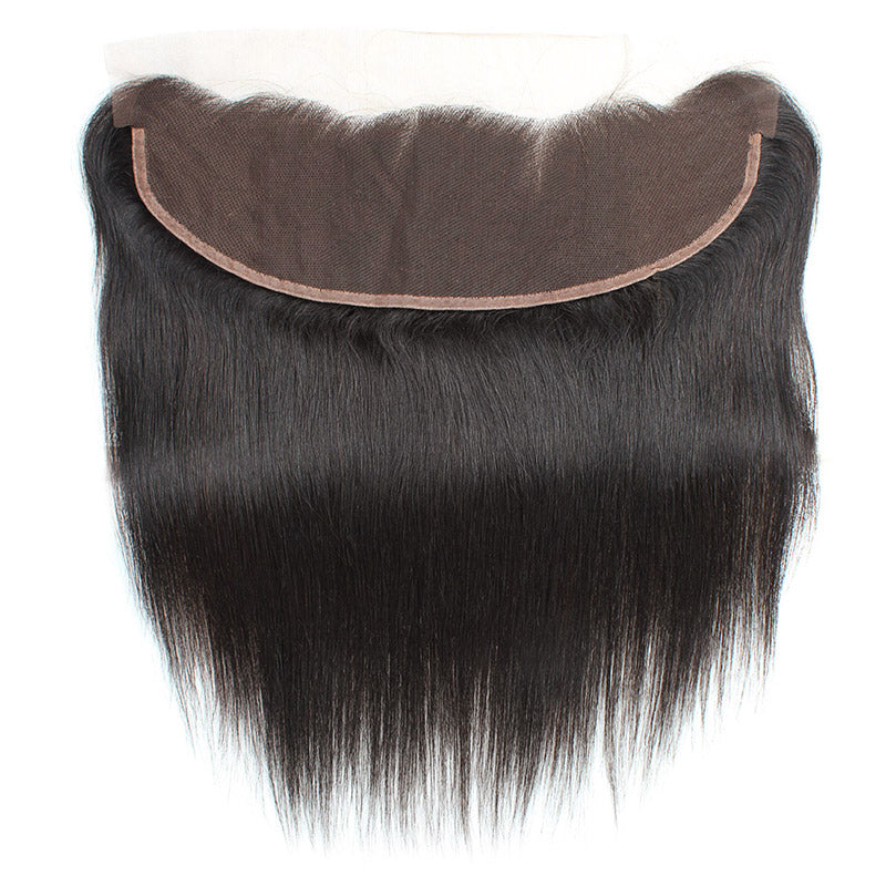 LollyHair 9A Straight Malaysia Virgin Human Hair Natural Malaysia Straight Hair Ear to Ear 13x4 Lace Frontal : LOLLYHAIR