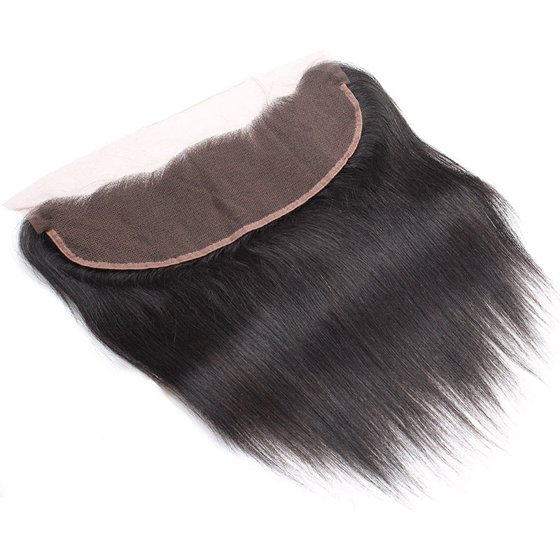 Lolly Hair 1Pc Brazilian Virgin Hair Brazilian Straight Hair Weave Ear To Ear 13x4 Lace Frontal : LOLLYHAIR
