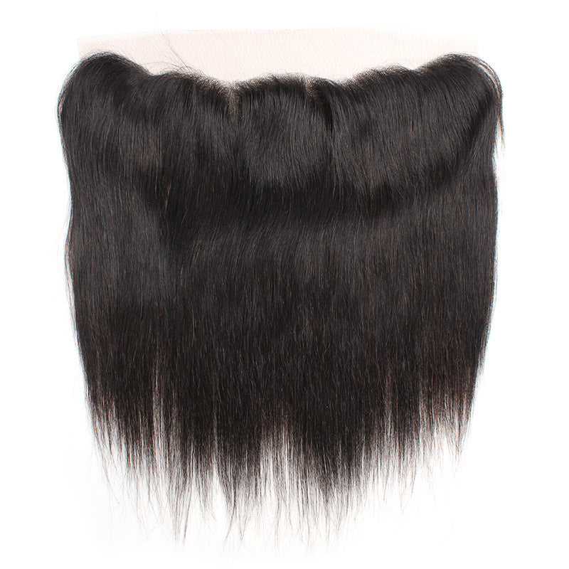 Lolly Hair 1Pc Brazilian Virgin Hair Brazilian Straight Hair Weave Ear To Ear 13x4 Lace Frontal : LOLLYHAIR