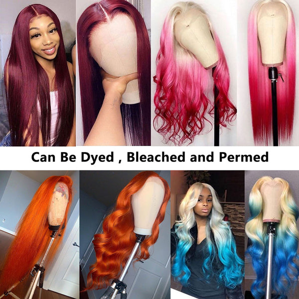 613 Blonde Hair Lace Frontal Wig Brazilian Body Wave 13x4 Lace Front Wig 28 30 Inch - LollyHair