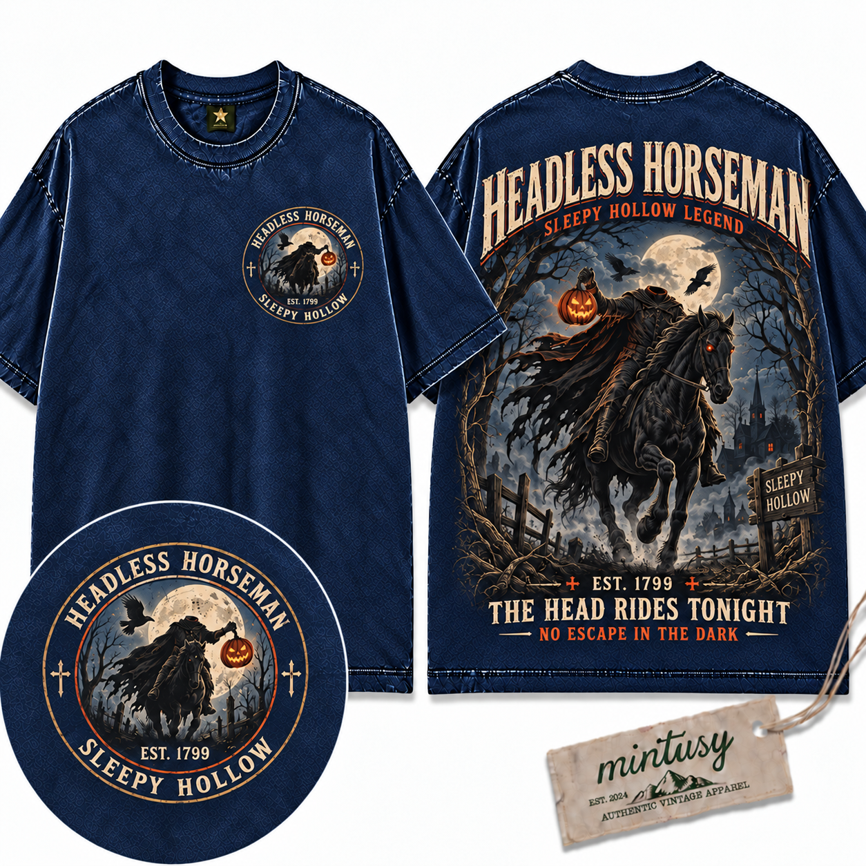 Vintage Headless Horseman Sleepy Hollow T-Shirt