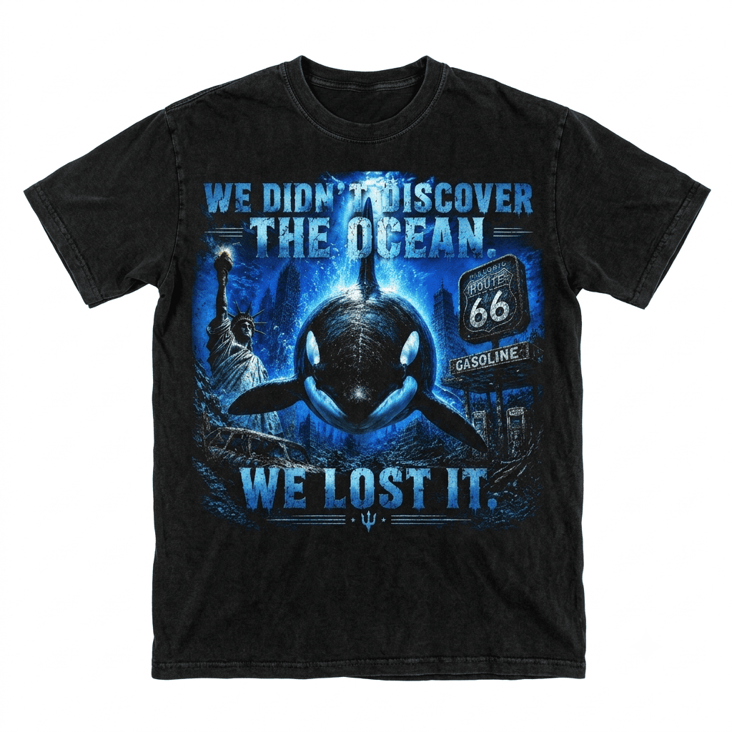 We Lost It Ocean Orca Graphic Tee