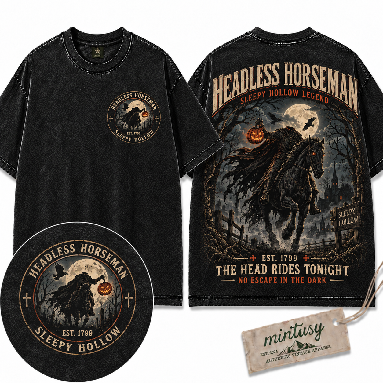 Vintage Headless Horseman Sleepy Hollow T-Shirt