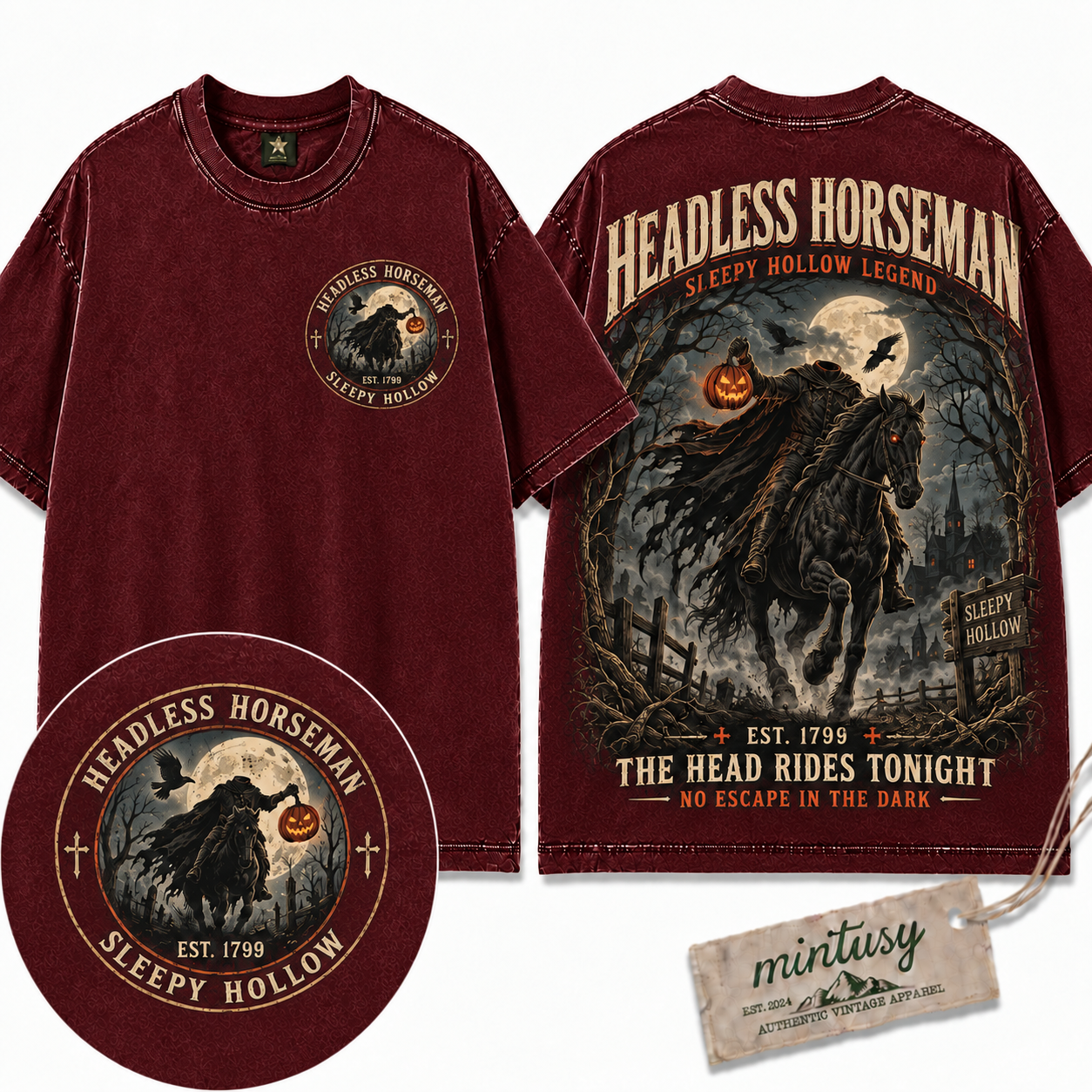 Vintage Headless Horseman Sleepy Hollow T-Shirt
