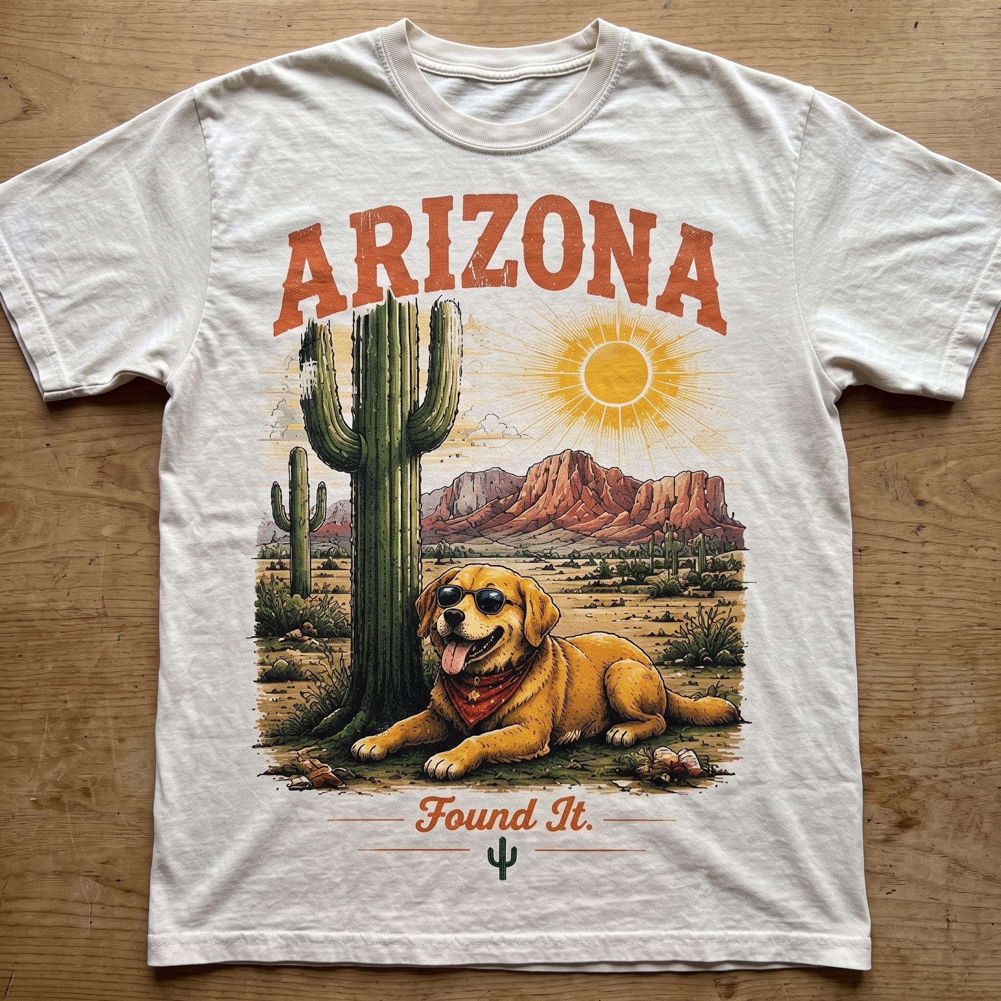 Arizona Found It Dog T-Shirt