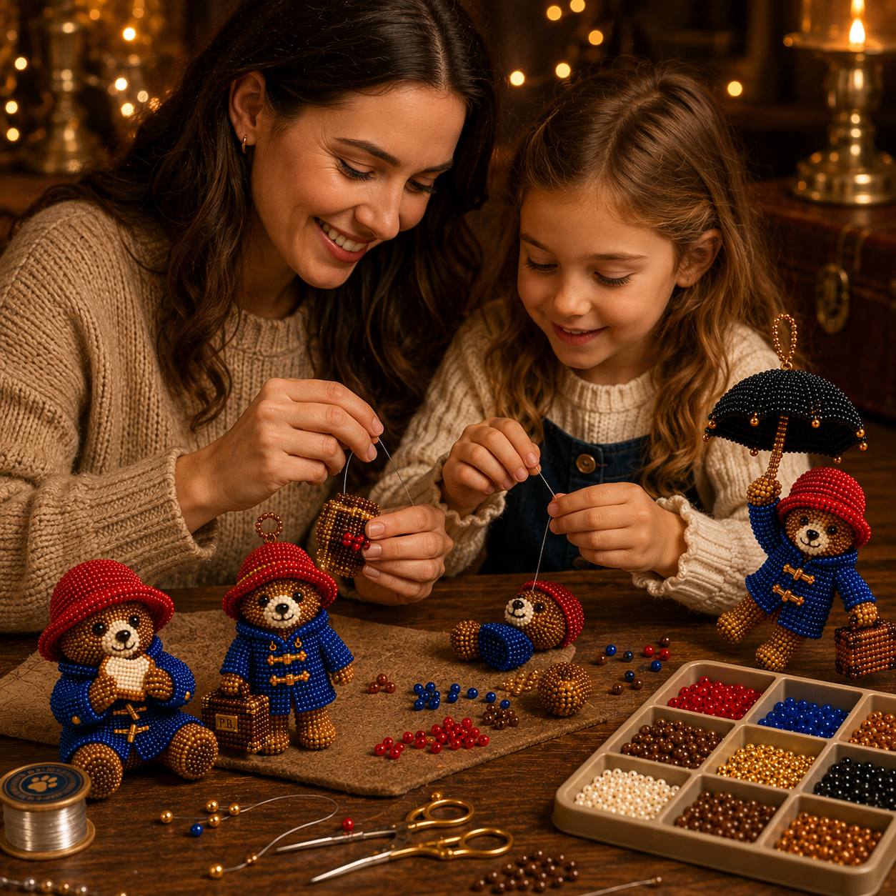 The Marmalade Bear from Deepest Peru DIY Bead Craft Kit