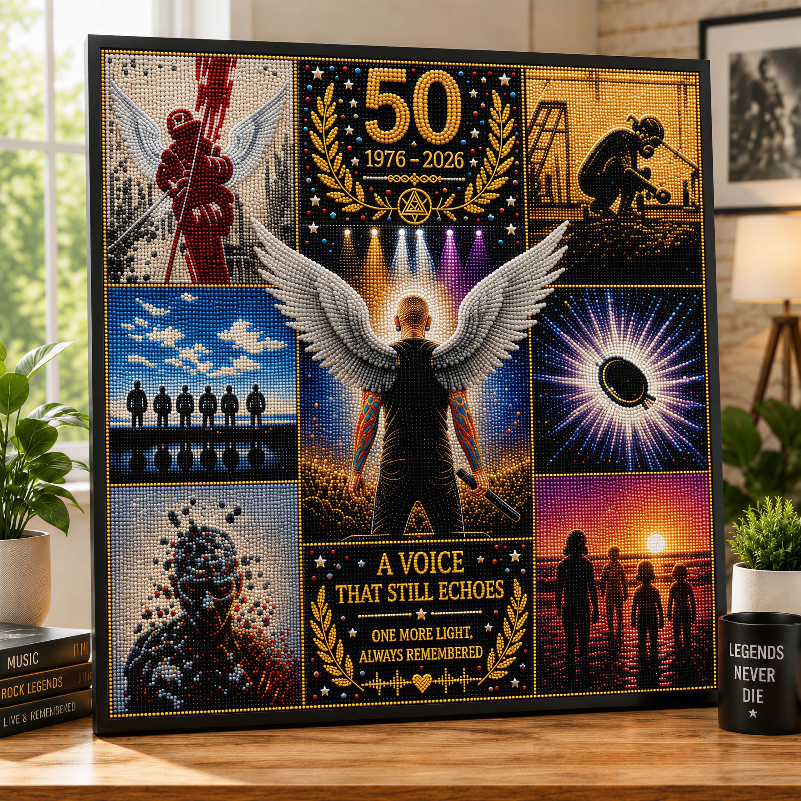 Tribute to Chaz 50th Anniversary DIY Beaded Art Kit