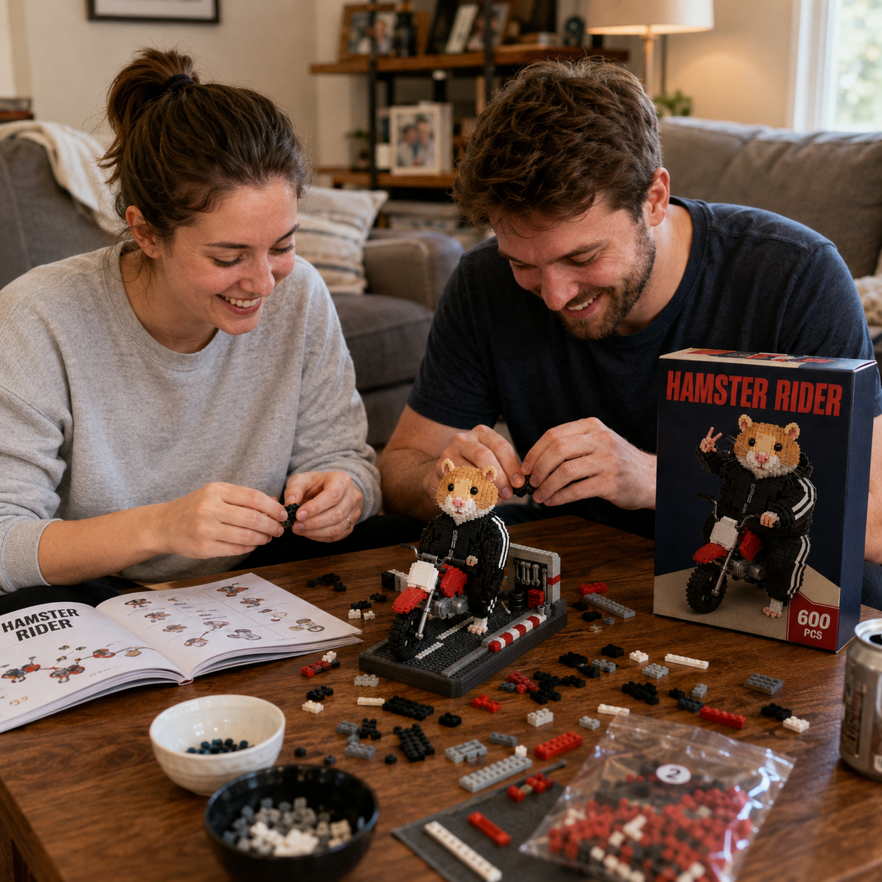 Urban Rebel Collection — Hamster Rider Building Block Display Set