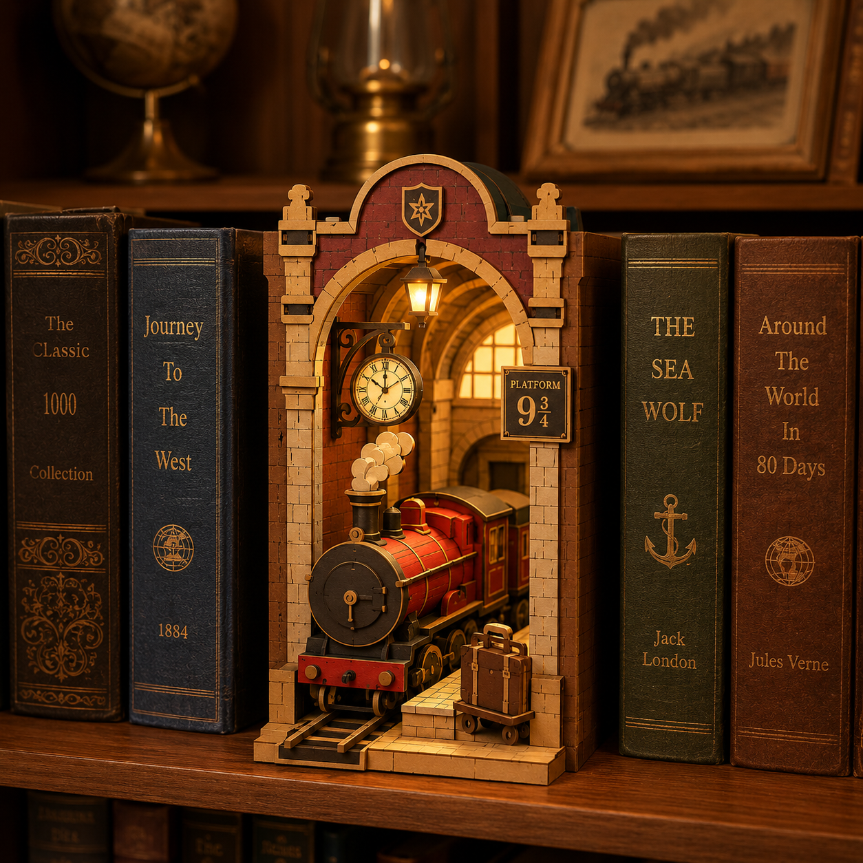 Magic Academy Station 3D Paper Puzzle