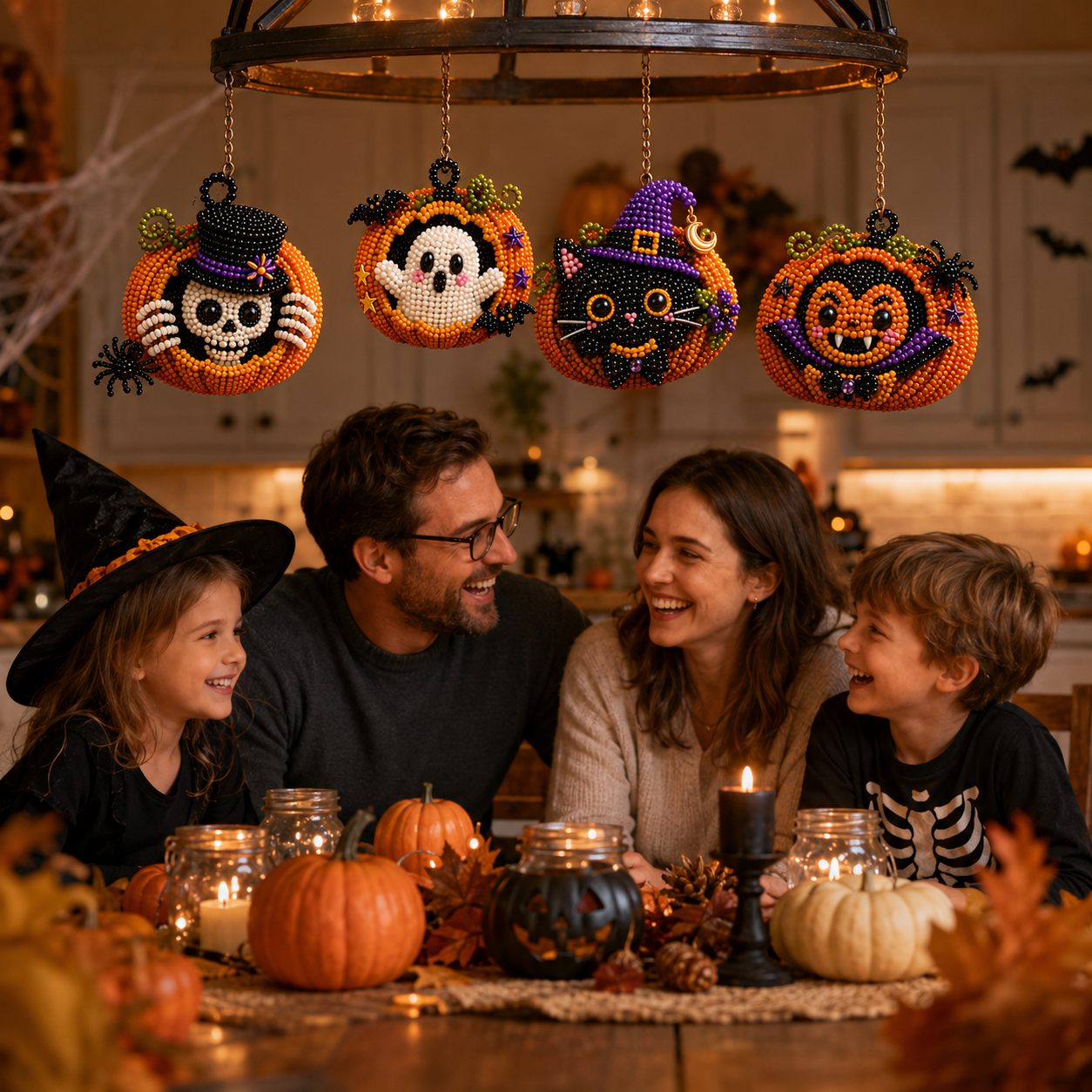 Halloween Pumpkin Ornament DIY Kit