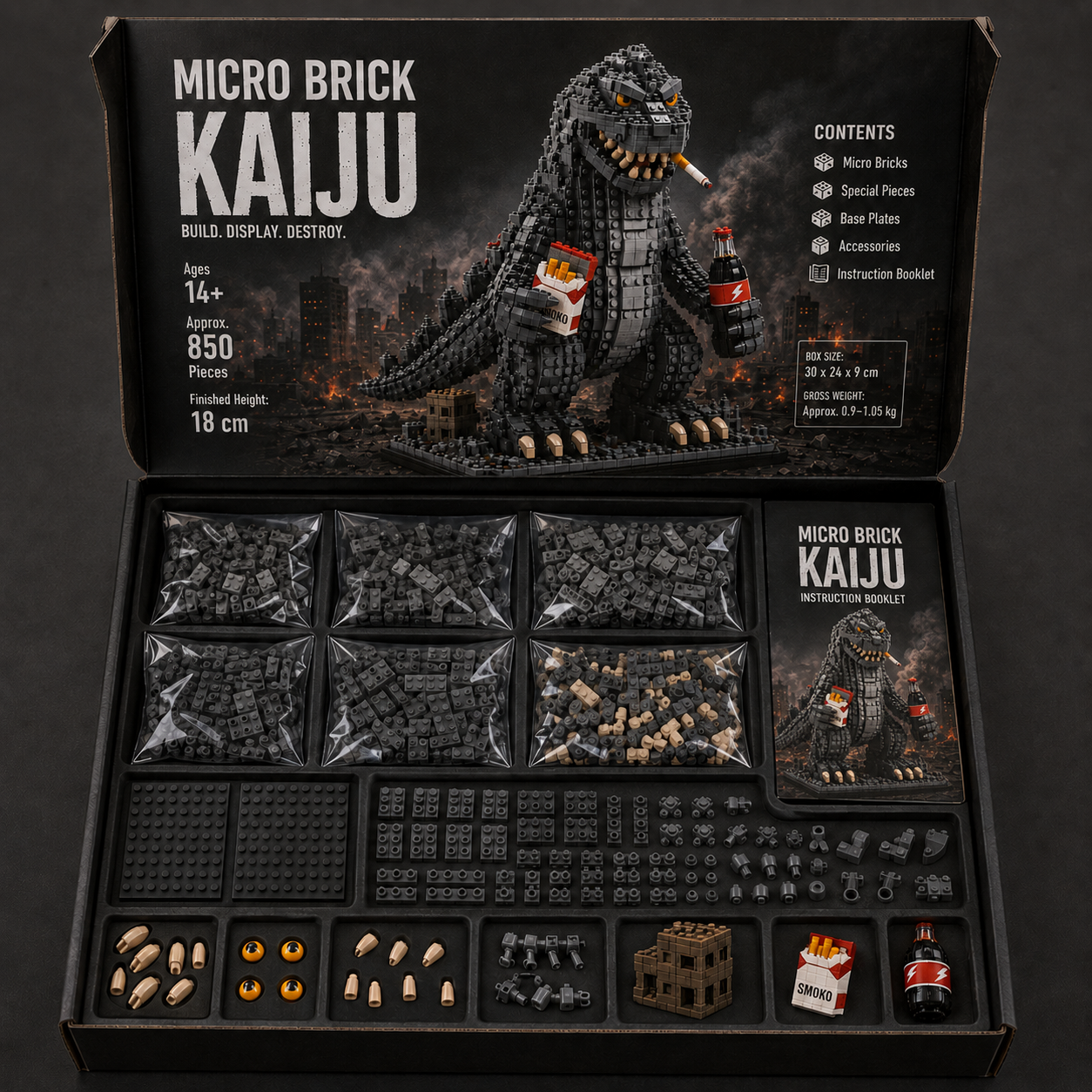 Urban Kaiju Collection — Midnight Break Monster Building Set