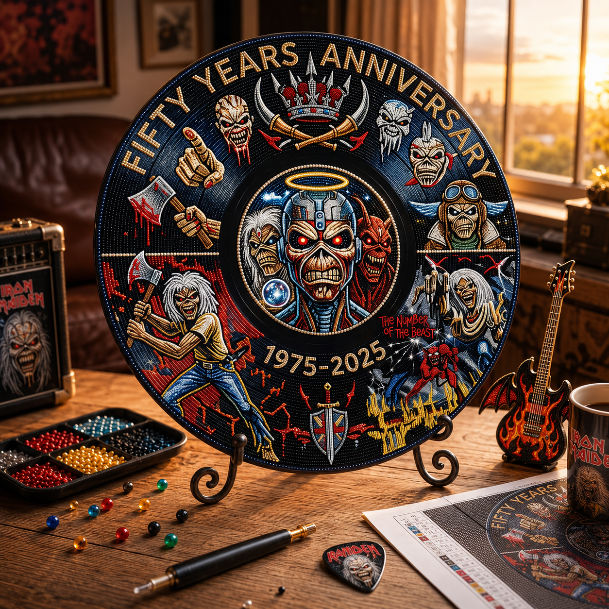 DIY Beaded Art Kit - Legacy of Steel 50th Anniversary Painting