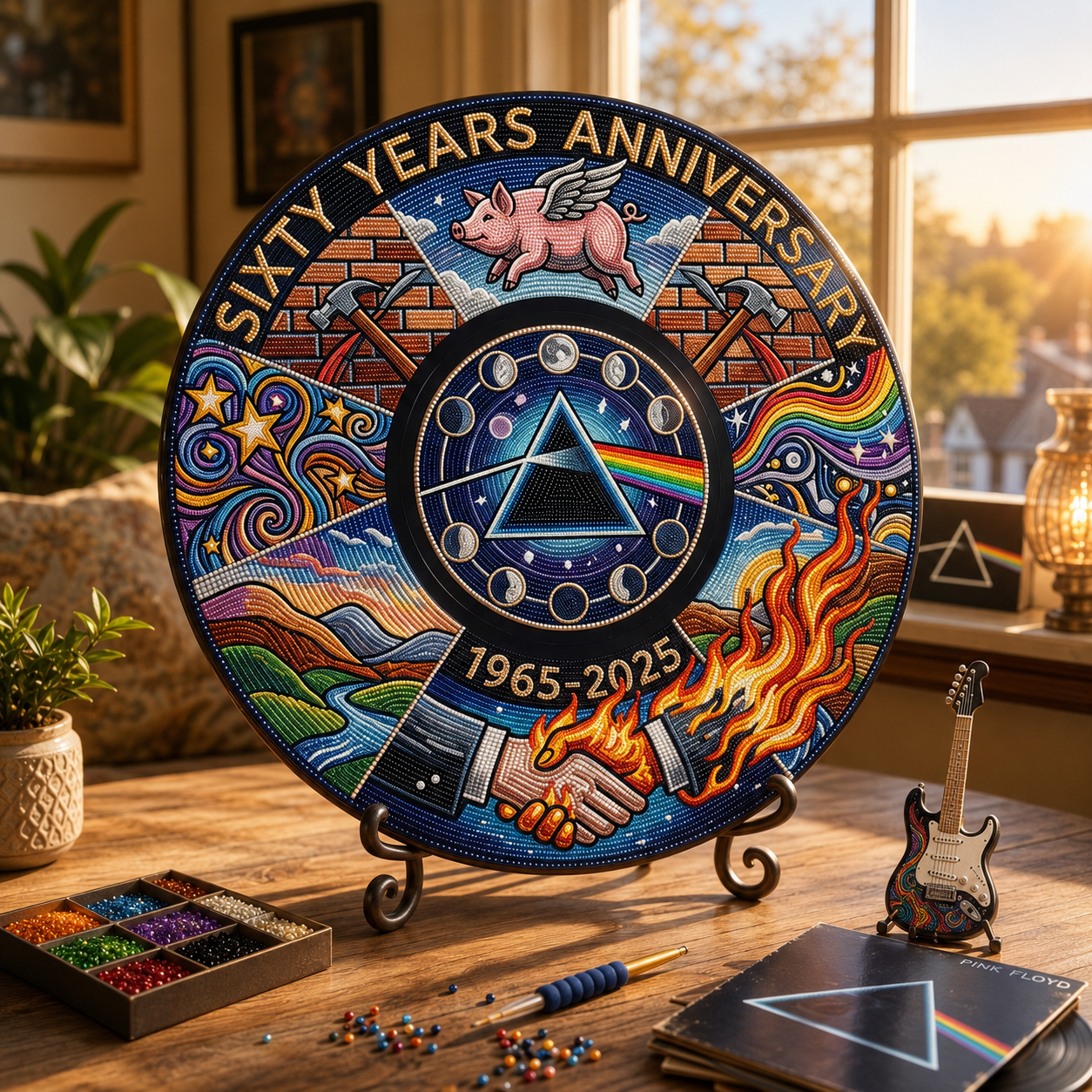 DIY Beaded Art Kit - Prism Echo 60th Anniversary Painting