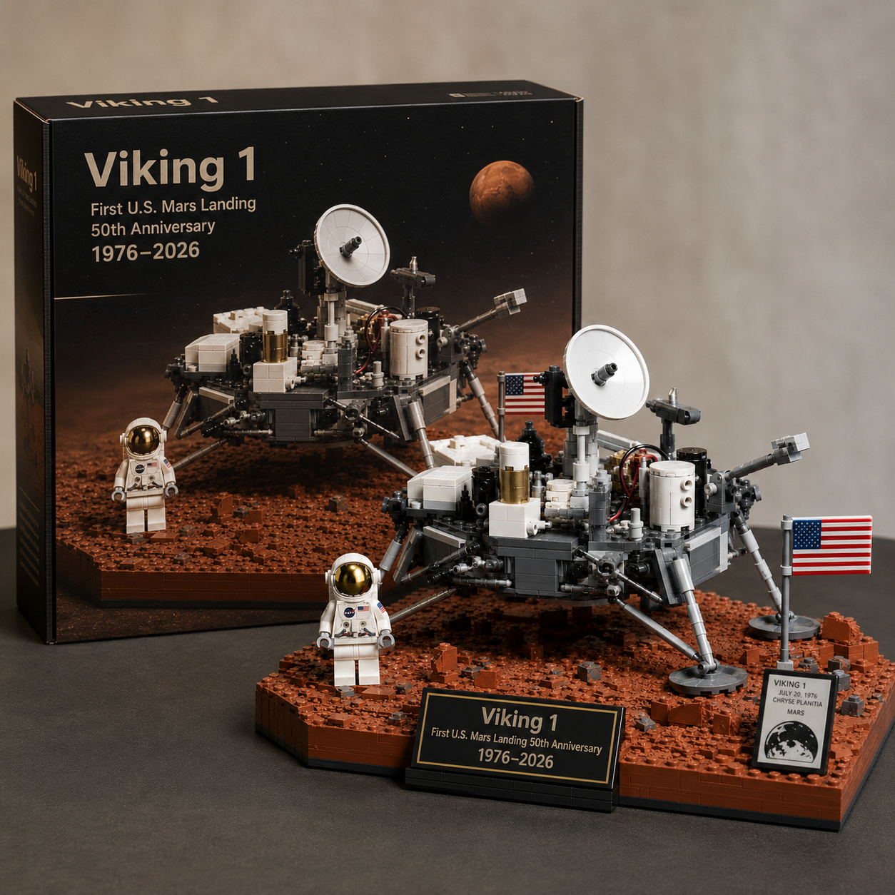 Viking 1 Mars Landing 50th Anniversary Commemorative Building Set