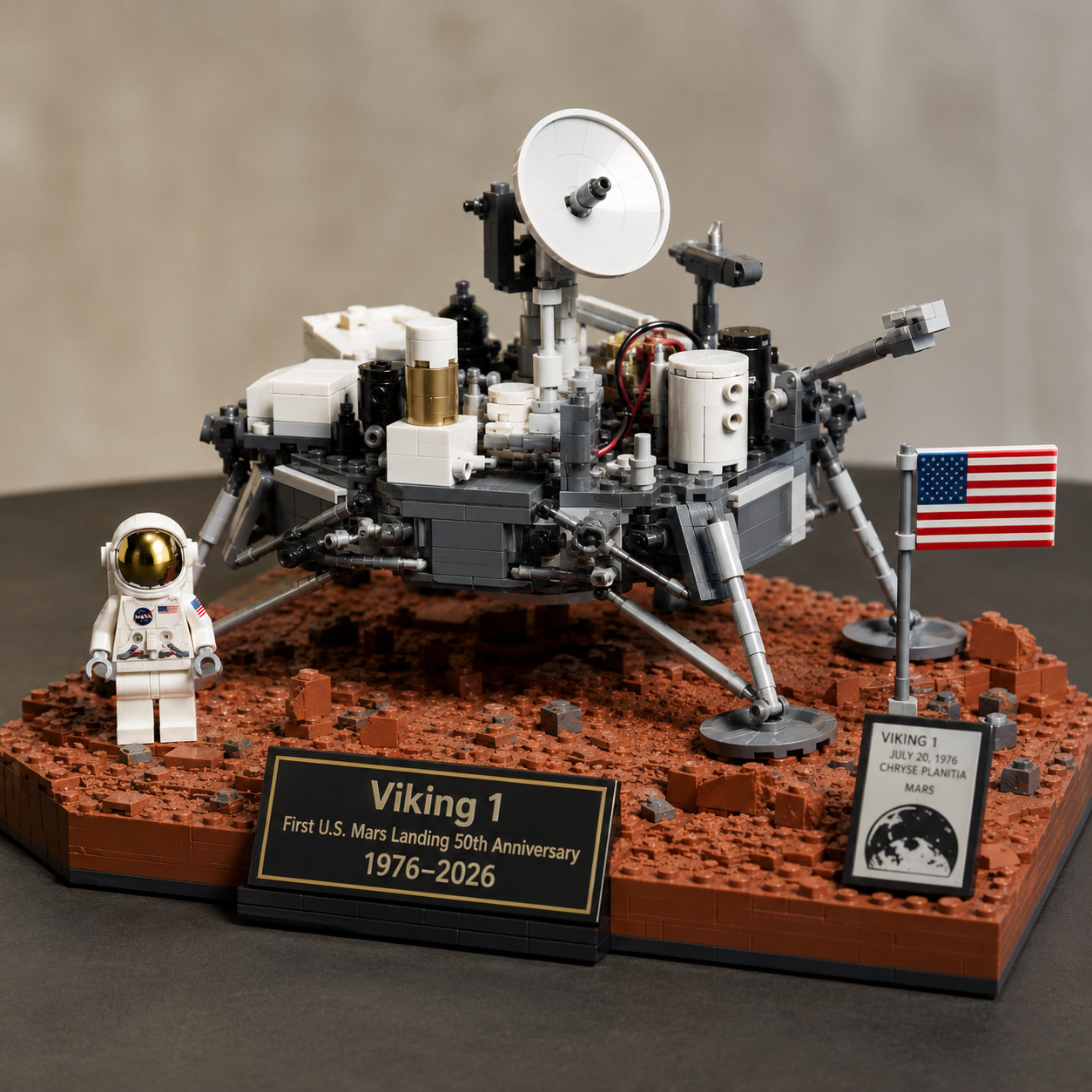 Viking 1 Mars Landing 50th Anniversary Commemorative Building Set