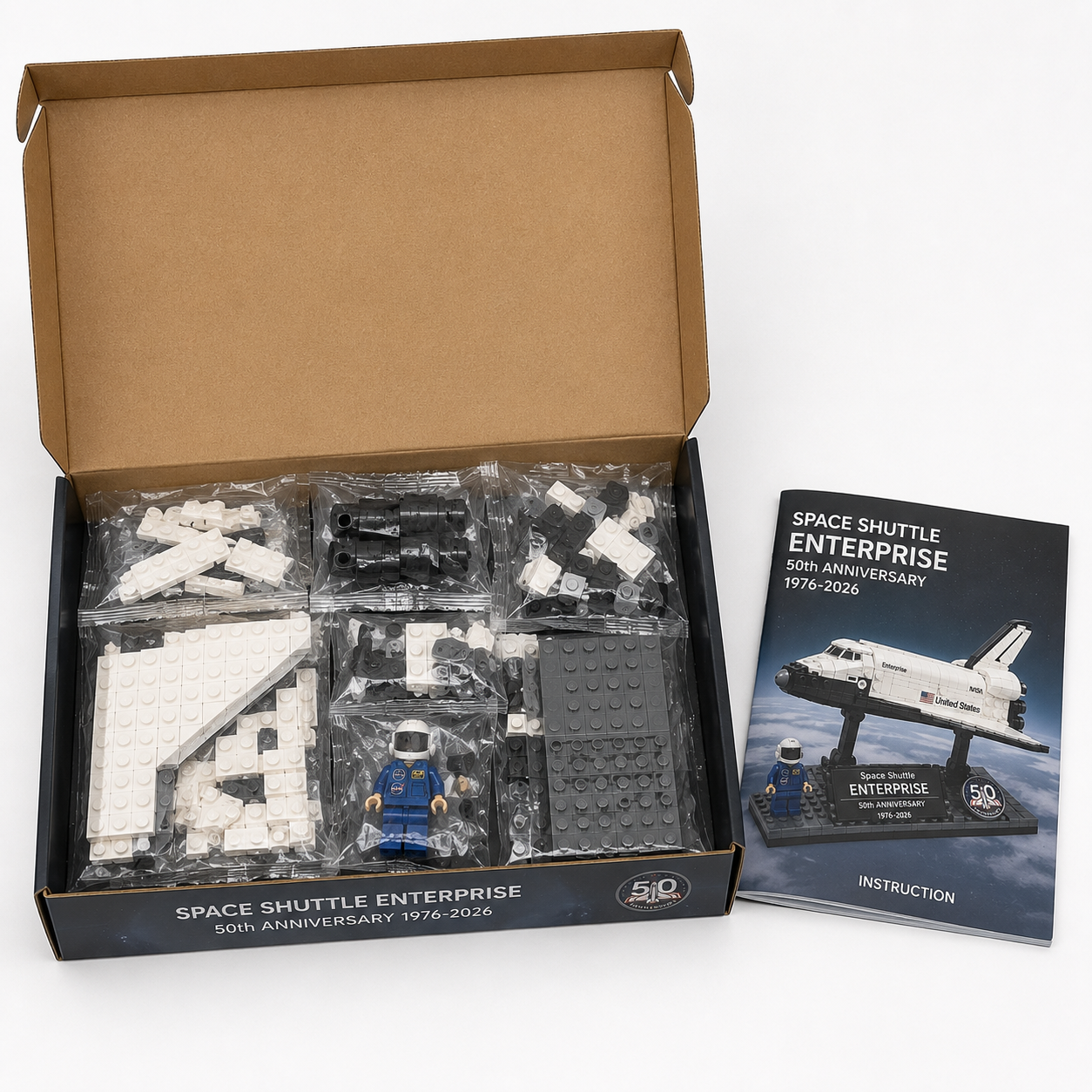 Space Shuttle Enterprise 50th Anniversary Commemorative Building Set