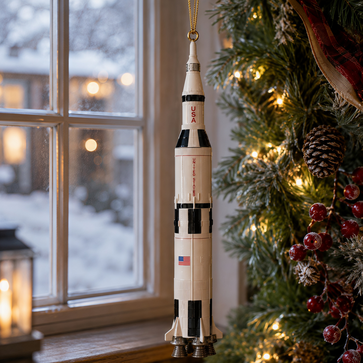 Saturn V Moon Mission Legacy Commemorative Ornament