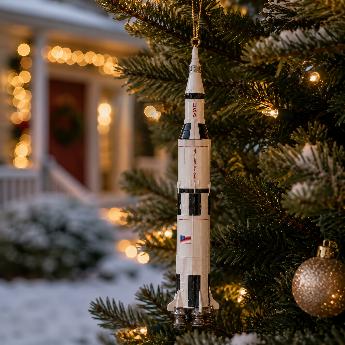 Saturn V Moon Mission Legacy Commemorative Ornament