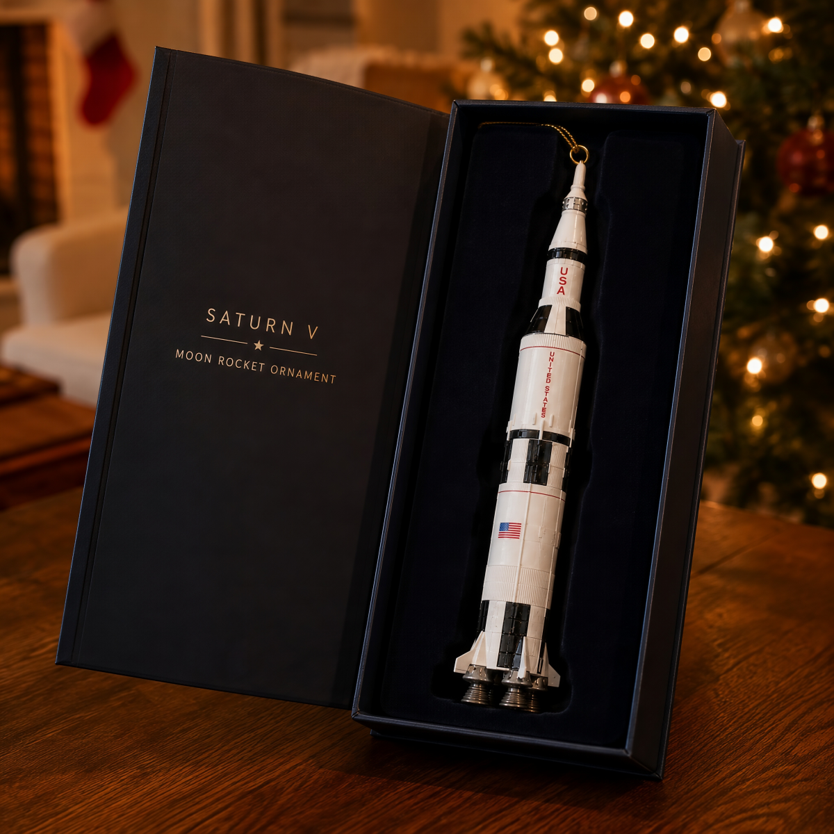 Saturn V Moon Mission Legacy Commemorative Ornament