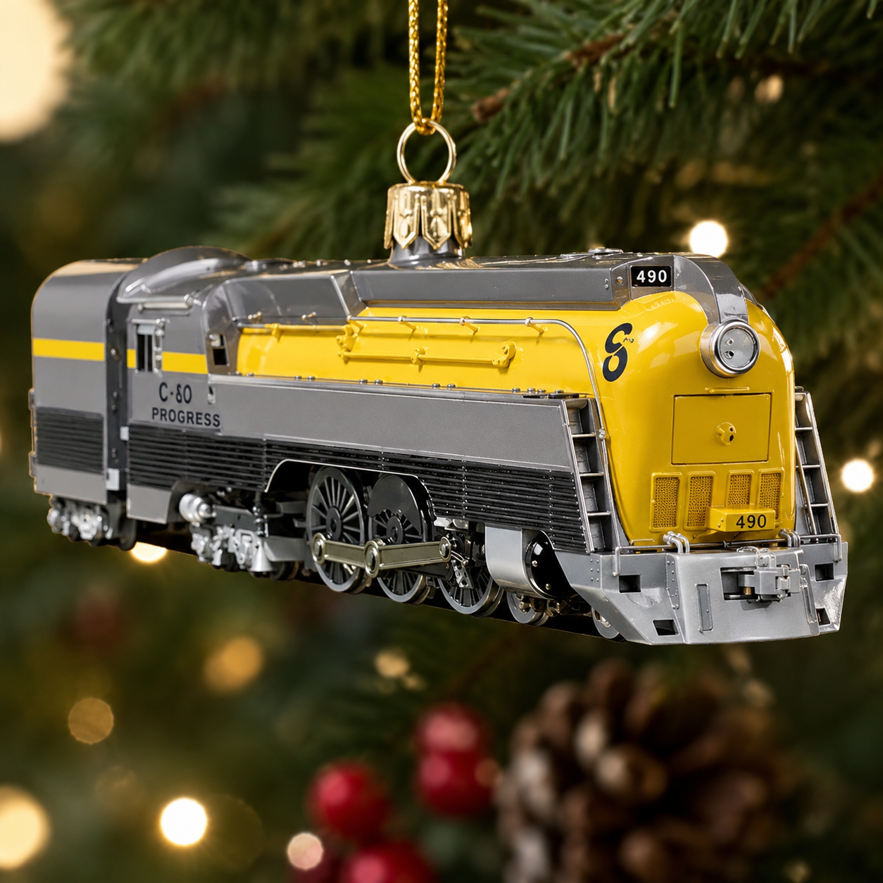C&O No. 490 The Last L-1 100th Anniversary Commemorative Ornament