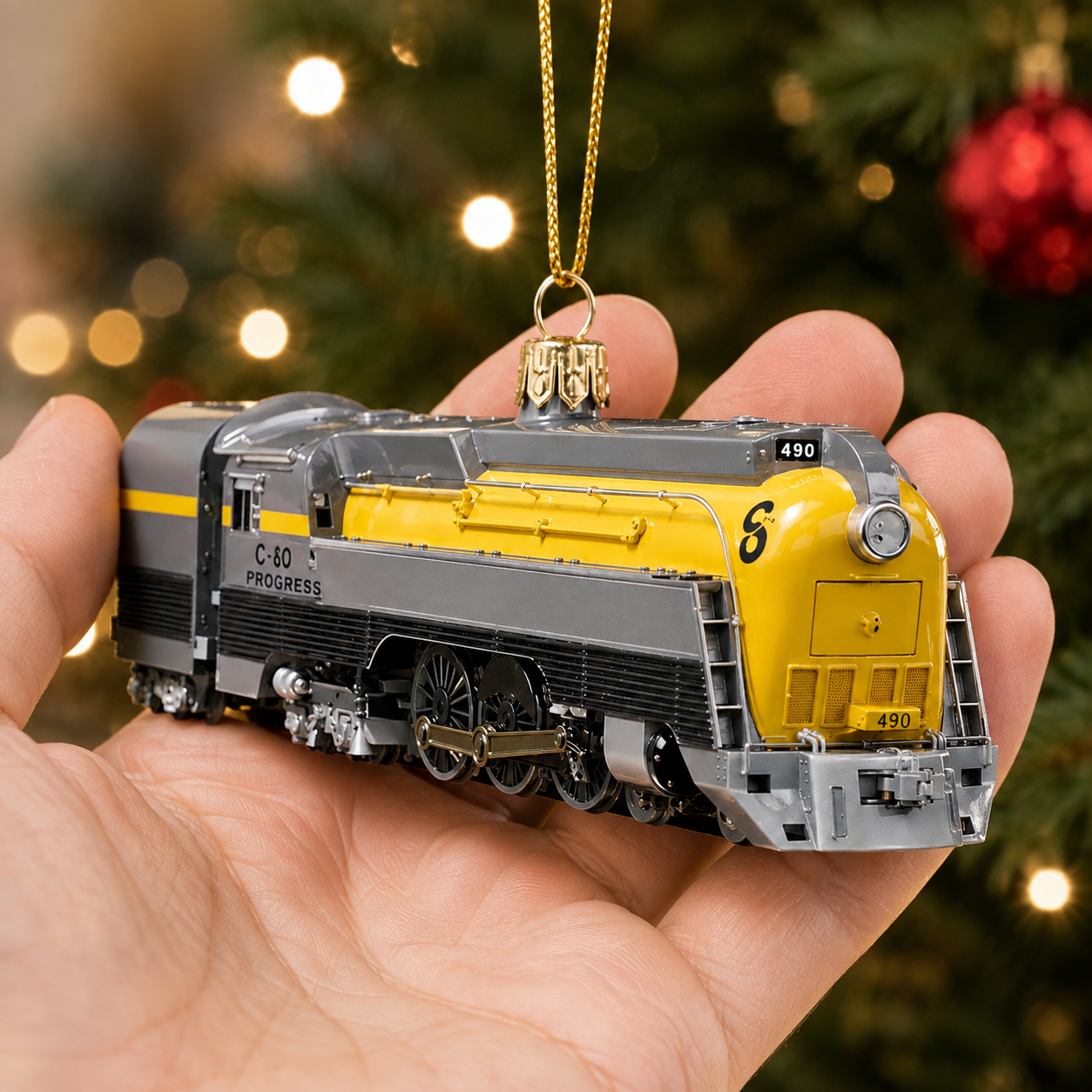 C&O No. 490 The Last L-1 100th Anniversary Commemorative Ornament