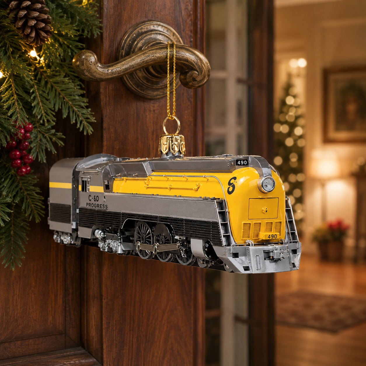 C&O No. 490 The Last L-1 100th Anniversary Commemorative Ornament