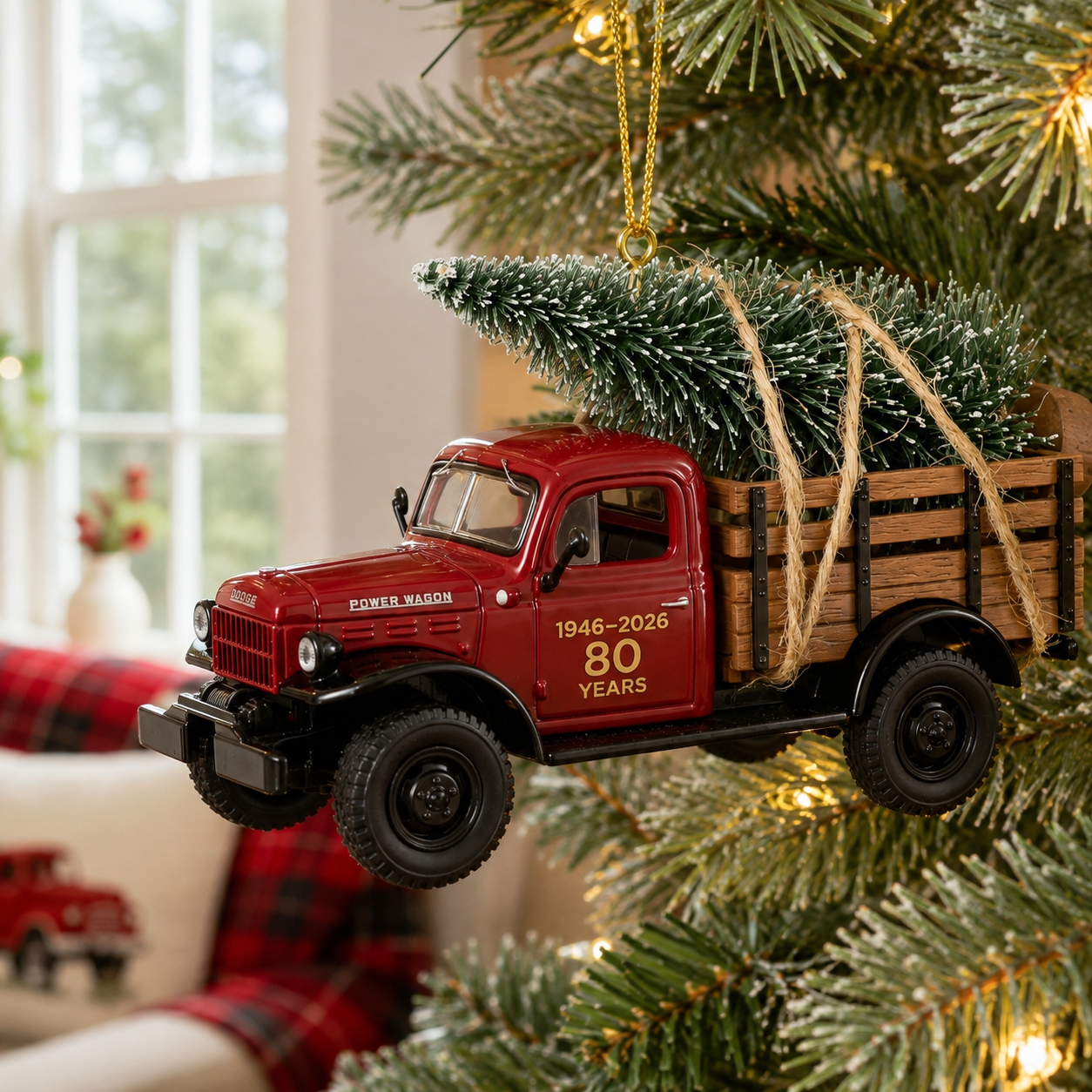 1946 Dodge Power Wagon 80th Anniversary American Workhorse Commemorative Ornament