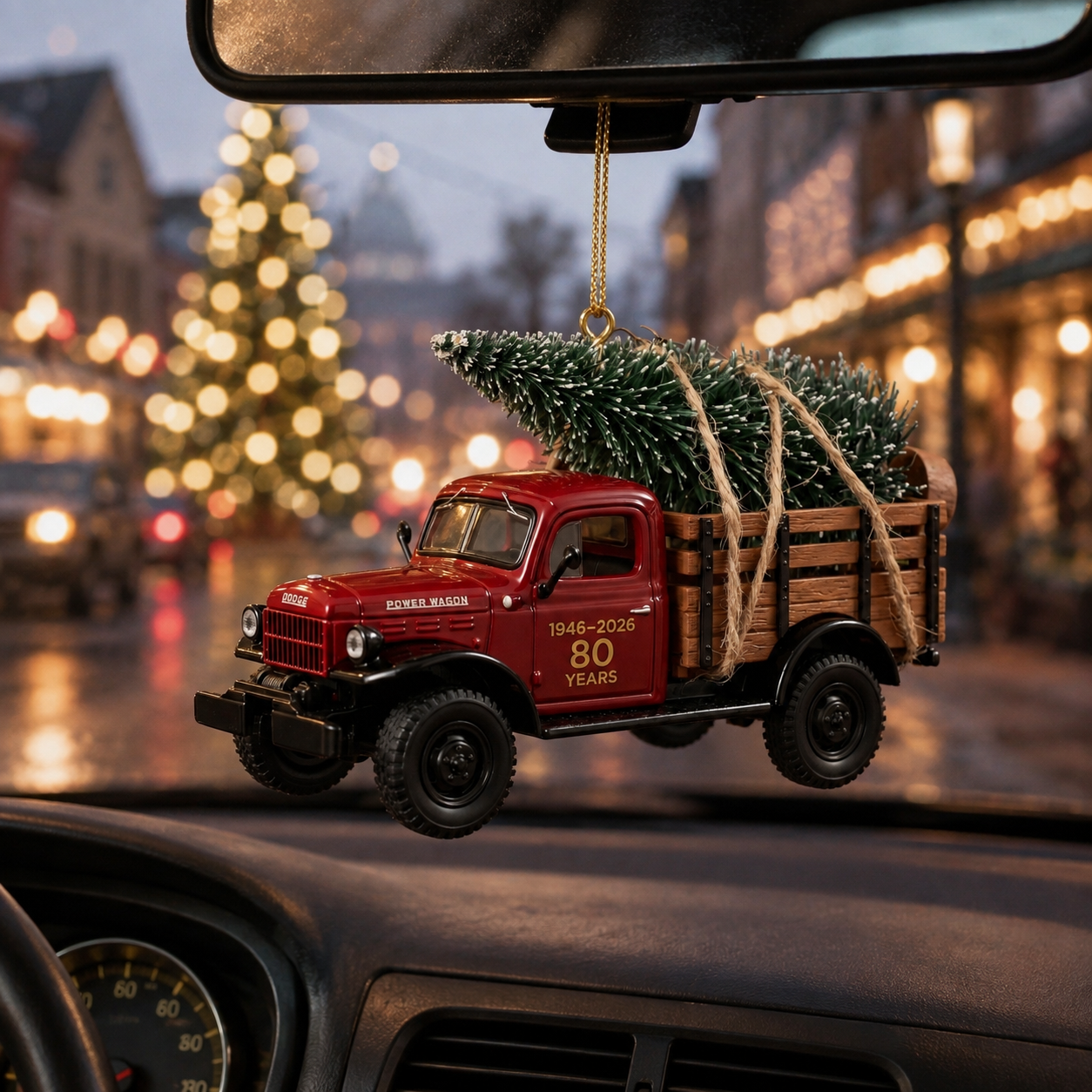 1946 Dodge Power Wagon 80th Anniversary American Workhorse Commemorative Ornament
