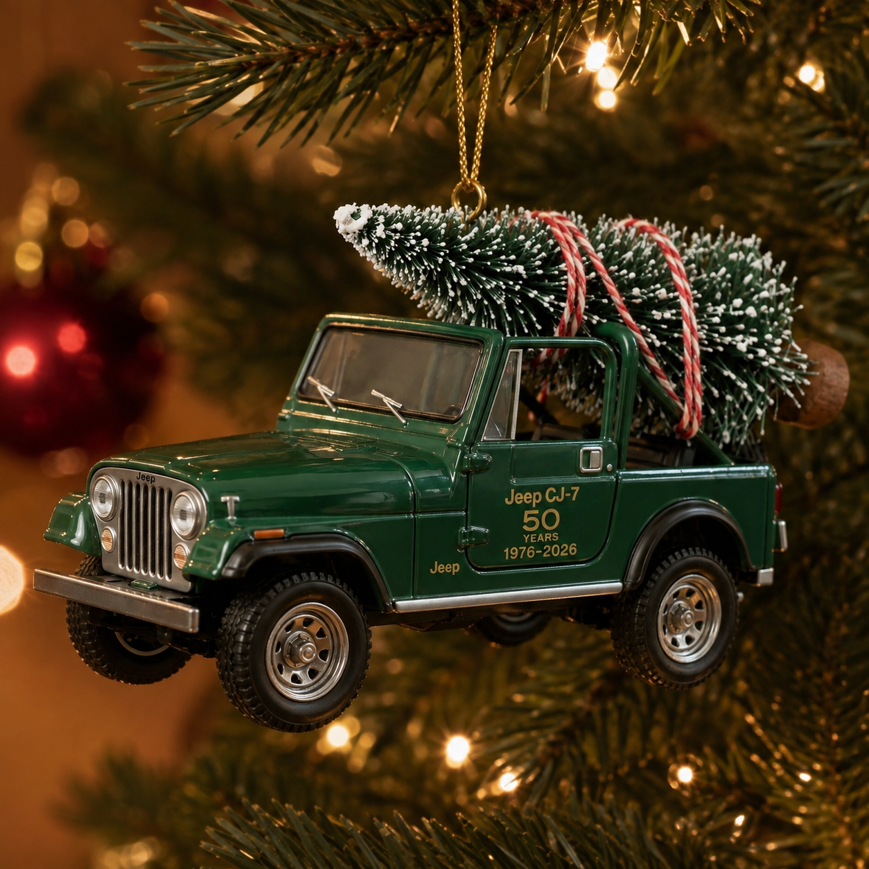 1976 Jeep CJ-7 50th Anniversary Adventure Heritage Commemorative Ornament