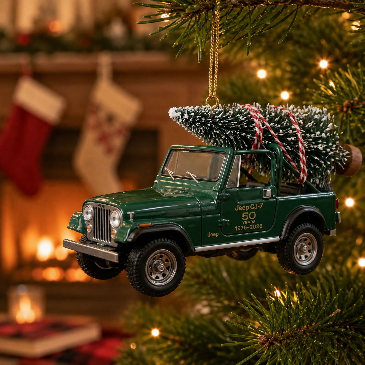 1976 Jeep CJ-7 50th Anniversary Adventure Heritage Commemorative Ornament