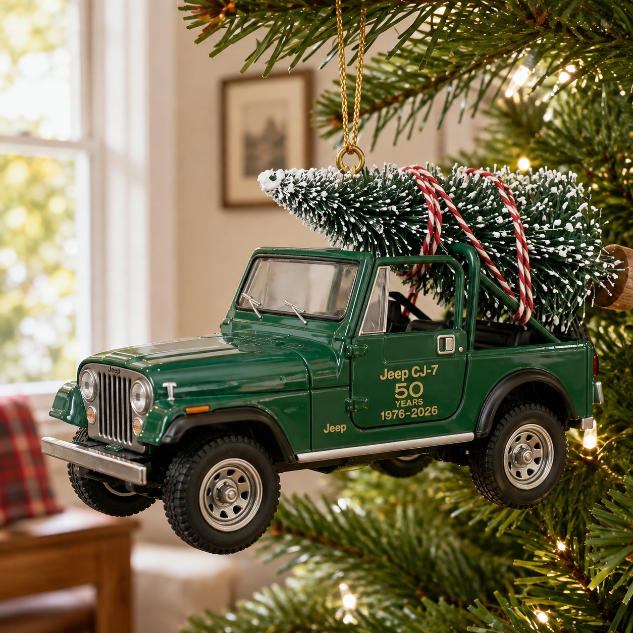 1976 Jeep CJ-7 50th Anniversary Adventure Heritage Commemorative Ornament