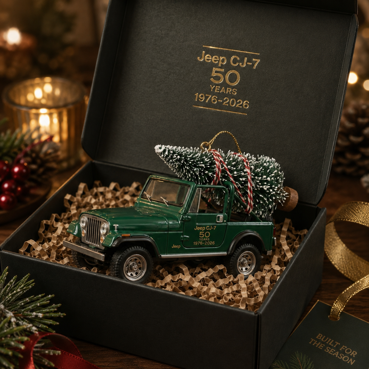 1976 Jeep CJ-7 50th Anniversary Adventure Heritage Commemorative Ornament