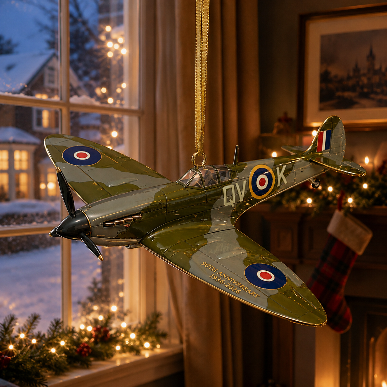 Spitfire The Few Legacy 90th Anniversary Commemorative Ornament
