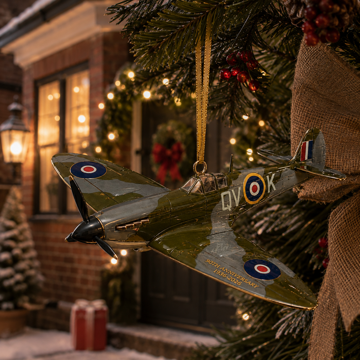 Spitfire The Few Legacy 90th Anniversary Commemorative Ornament