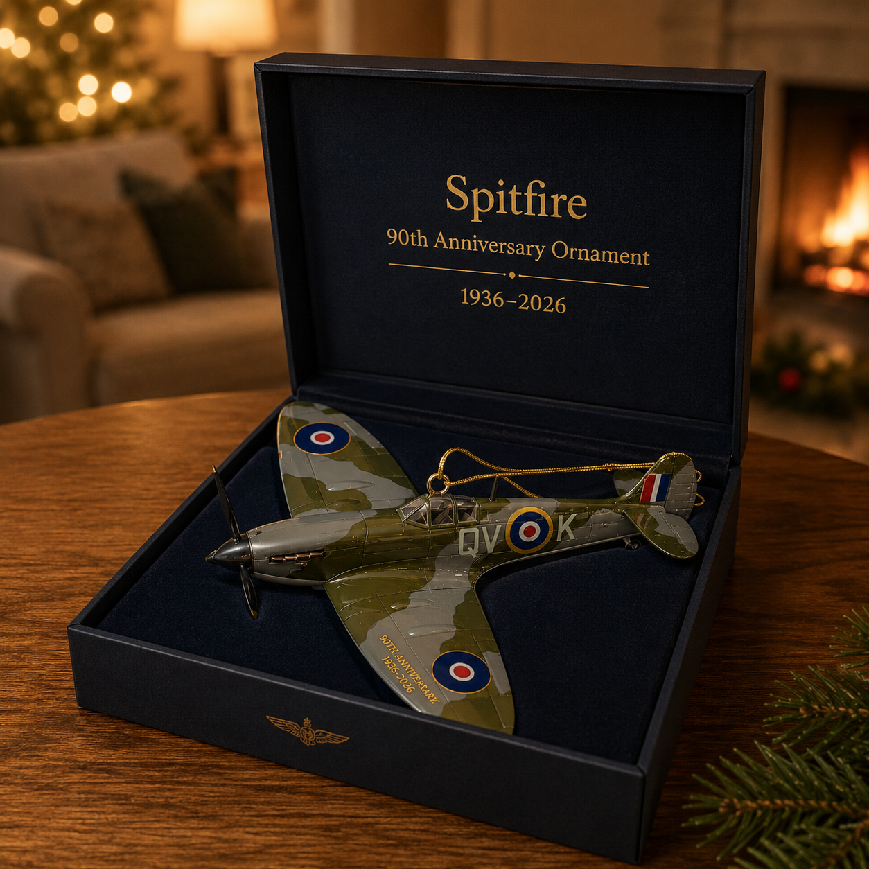 Spitfire The Few Legacy 90th Anniversary Commemorative Ornament