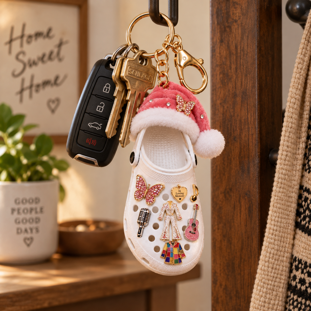 Forever Dolly “Carry the Memory” Memorial Crocs Keychain